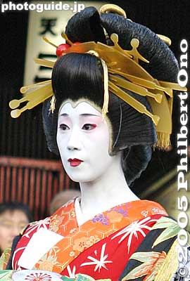 Oiran closeup