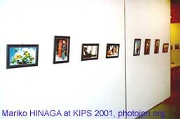 Mariko's wall at KIPS 2001.